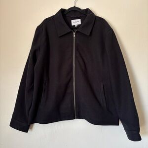 Goodfellow & Co. Men’s Black Collared Fully Zipped Jacket, Size XL NWT